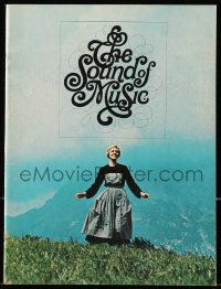7x443 SOUND OF MUSIC 36pg souvenir program book 1965 Julie Andrews, Robert Wise musical classic!