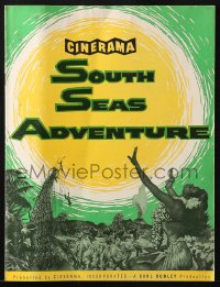 7x446 SOUTH SEAS ADVENTURE Cinerama souvenir program book 1958 they surrendered to it in Cinerama!