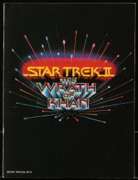 7x452 STAR TREK II souvenir program book 1982 The Wrath of Khan, Leonard Nimoy, William Shatner