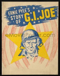 7x456 STORY OF G.I. JOE souvenir program book 1945 William Wellman, Burgess Meredith as Ernie Pyle!