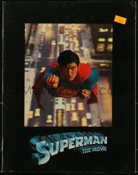 7x458 SUPERMAN souvenir program book 1978 comic book hero Christopher Reeve, Gene Hackman, Brando