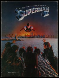 7x459 SUPERMAN II souvenir program book 1981 Christopher Reeve, Terence Stamp, Gene Hackman!