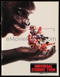 7x479 UNIVERSAL STUDIOS TOUR souvenir program book 1986 cool McGinty cover art with King Kong!