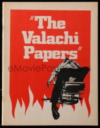 7x481 VALACHI PAPERS souvenir program book 1972 directed by Terence Young, Charles Bronson in the mob!