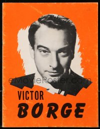 7x482 VICTOR BORGE music concert souvenir program book 1950s the Danish composer & singer!