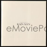 7x417 RAIN MAN souvenir program book 1988 Tom Cruise & autistic Dustin Hoffman, Barry Levinson!