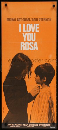 7y321 I LOVE YOU ROSA Belgian 1973 directed by Moshe Mizrahi, Michael Bat-Adam, Levana Finkelstein!