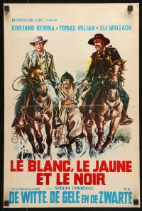 7y385 WHITE, THE YELLOW & THE BLACK Belgian 1975 directed by Sergio Corbucci, Samurai!