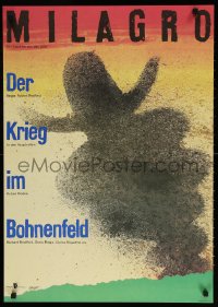7y248 MILAGRO BEANFIELD WAR East German 23x32 1989 directed by Robert Redford, Ernst art!