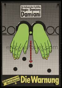 7y267 WARNING East German 23x32 1981 Damiano Damiani, different art of green cuffed hands!