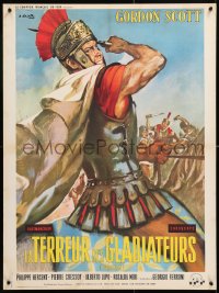 7y807 CORIOLANUS: HERO WITHOUT A COUNTRY French 24x32 1964 Ciriello art of Gordon Scott!