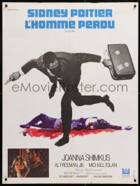 7y840 LOST MAN French 23x31 1969 Sidney Poitier crowded a lifetime into 37 suspensful hours!