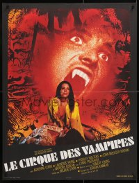 7y888 VAMPIRE CIRCUS French 23x30 1973 Hammer horror, the greatest blood-show on Earth!