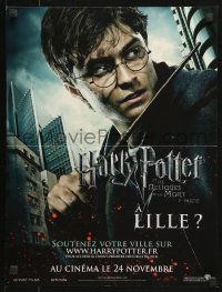 7y940 HARRY POTTER & THE DEATHLY HALLOWS PART 1 teaser French 16x21 2010 Radcliffe in city!