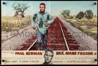 7y762 COOL HAND LUKE Italian 18x27 pbusta 1967 Paul Newman, prison escape classic, different!