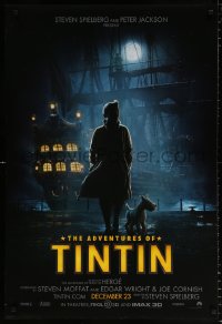 7z477 ADVENTURES OF TINTIN teaser DS 1sh 2011 Spielberg's version of the Belgian comic!