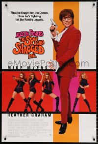 7z493 AUSTIN POWERS: THE SPY WHO SHAGGED ME 1sh 1999 Mike Myers, super sexy Heather Graham!