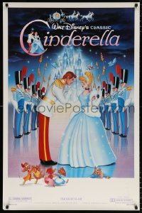 7z551 CINDERELLA prince style 1sh R1987 Walt Disney classic romantic musical fantasy cartoon!