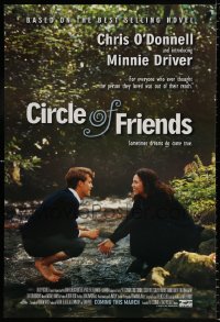 7z553 CIRCLE OF FRIENDS advance DS 1sh 1995 Pat O'Connor directed, Chris O'Donnell & Minnie Driver!