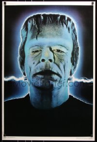7z206 FRANKENSTEIN 24x36 commercial poster 1980 Glenn Strange as the monster, Topps Chewing Gum!