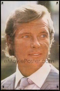 7z225 ROGER MOORE 25x38 English commercial 1971 close-up portrait of the star for Persuaders!