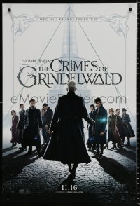 7z617 FANTASTIC BEASTS: THE CRIMES OF GRINDELWALD teaser DS 1sh 2018 who will change the future?