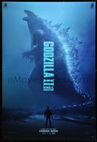 7z646 GODZILLA: KING OF THE MONSTERS int'l teaser DS 1sh 2019 great full-length image of the creature!