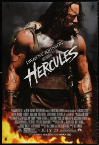 7z674 HERCULES advance DS 1sh 2014 cool image of Dwayne Johnson in the title role!