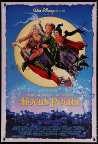 7z678 HOCUS POCUS DS 1sh 1993 Bette Midler & Kathy Najimy as witches, Drew Struzan art!