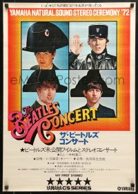 7z004 BEATLES CONCERT Japanese 1972 Yamaha CS Series, four completely different images, rare!