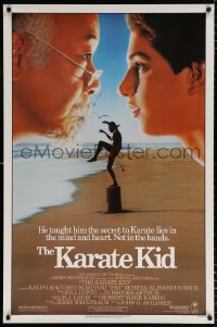 7z706 KARATE KID 1sh 1984 Pat Morita, Ralph Macchio, teen martial arts classic!