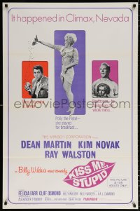 7z712 KISS ME, STUPID 1sh 1965 directed by Billy Wilder, Kim Novak, Dean Martin, Ray Walston!