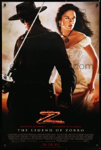 7z721 LEGEND OF ZORRO advance 1sh 2005 Antonio Banderas is Zorro, Zeta-Jones, unrated!