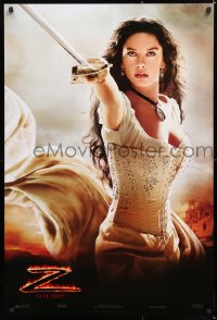 7z725 LEGEND OF ZORRO teaser DS 1sh 2005 great waist-high image of sexy Catherine Zeta-Jones!