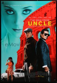 7z757 MAN FROM U.N.C.L.E. advance DS 1sh 2015 Guy Ritchie, Henry Cavill and Armie Hammer!