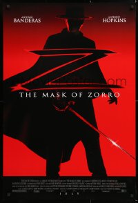 7z765 MASK OF ZORRO advance DS 1sh 1998 Antonio Banderas, Catherine Zeta-Jones, Anthony Hopkins