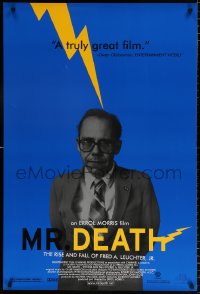 7z780 MR. DEATH 1sh 1999 The Rise and Fall of Fred A. Leuchter, Jr., Holocaust denier, blue style!