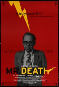 7z781 MR. DEATH 1sh 1999 The Rise and Fall of Fred A. Leuchter, Jr., Holocaust denier, red style!