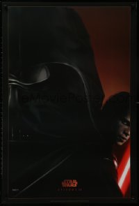 7z848 REVENGE OF THE SITH style A teaser DS 1sh 2005 Star Wars Episode III, Christensen as Vader!
