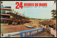 7z314 24 HEURES DU MANS 16x24 French special poster 1973 Le Mans, great image of race cars on track!