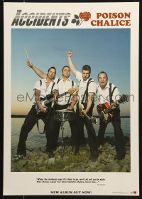 7z242 ACCIDENTS 17x24 music poster 2005 Poison Chalice, image of the Swedish punk rock band!