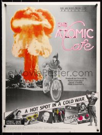 7z325 ATOMIC CAFE 18x24 special poster 1982 great colorful nuclear bomb explosion image!