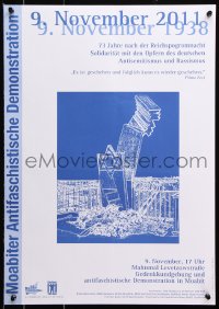 7z398 MOABITER ANTIFASCHISTISCHE DEMONSTRATION 17x24 German special poster 2011 Antifa!