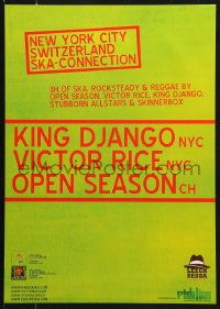 7z280 NEW YORK CITY SWITZERLAND SKA-CONNECTION 17x23 music poster 2005 ska, rocksteady & reggae!