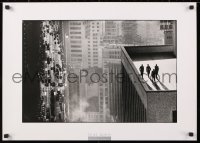 7z429 RENE BURRI 20x28 French special poster 2000s great image of men on building!