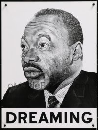 7z431 ROBBIE CONAL 18x24 special poster 2003 Dreaming, close-up of Martin Luther King, Jr.!