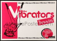 7z302 VIBRATORS 17x24 English music poster 1999 Buzzin', punk rock, completely different sexy art!