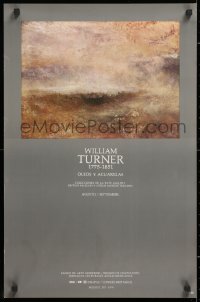 7z158 WILLIAM TURNER 1775-1851 18x28 Mexican museum/art exhibition 1979 cool different art!