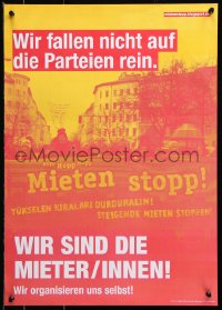 7z468 WIR FALLEN NICHT AUF DIE PARTEIEN REIN 17x24 German special poster 2010s Do Not Fall for Parties!