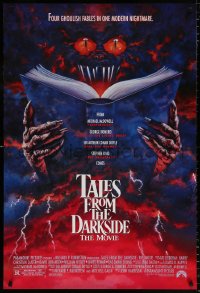 7z931 TALES FROM THE DARKSIDE DS 1sh 1990 George Romero & Stephen King, creepy art of demon!